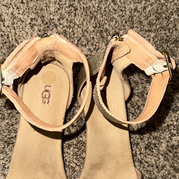 UGG Women's Metallic   Wedge Sandals - Picture 6 of 15